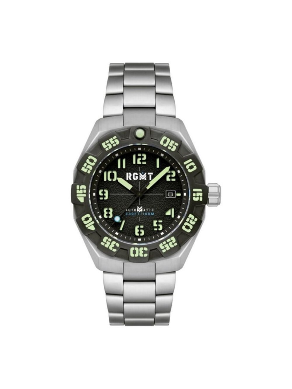 NWT Rgmt Field Master Black Dial Men's Watch